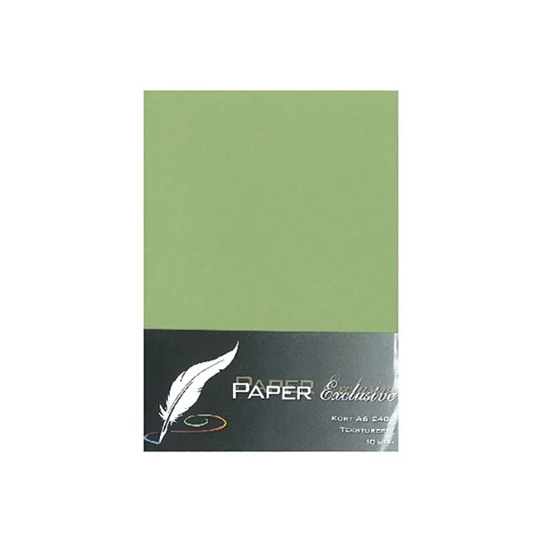 Paper Exclusive Dobbelt Kort A6, 240 g, Tekstureret, 10 stk